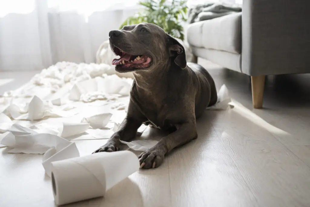 Why is my dog scratching his bed?